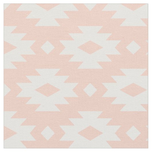 Peach Aztec Stof (Close Up)