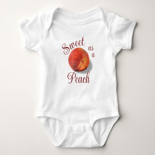 Peach Baby Bodysuit (Voorkant)