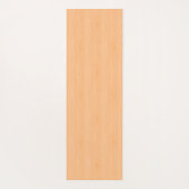 Peach Bamboo wood Grain look Yogamat (Achterkant)