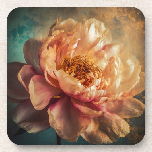 Peach Beauty Bier Onderzetter (Voorkant)