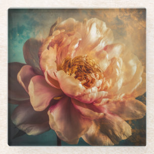 Peach Beauty Glazen Onderzetter
