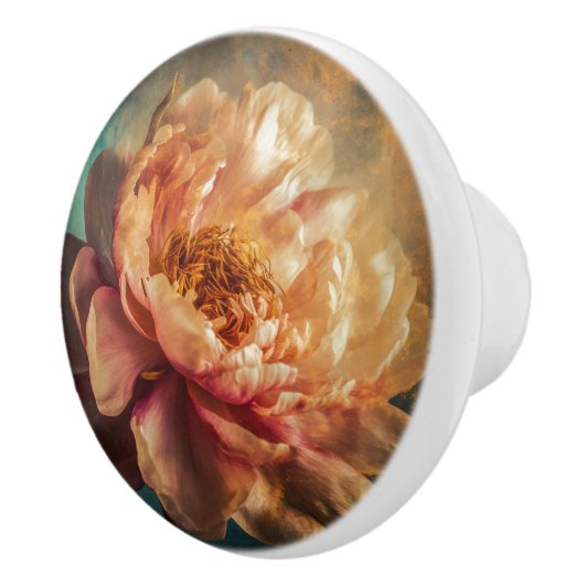 Peach Beauty Keramische Knop (Rechts)