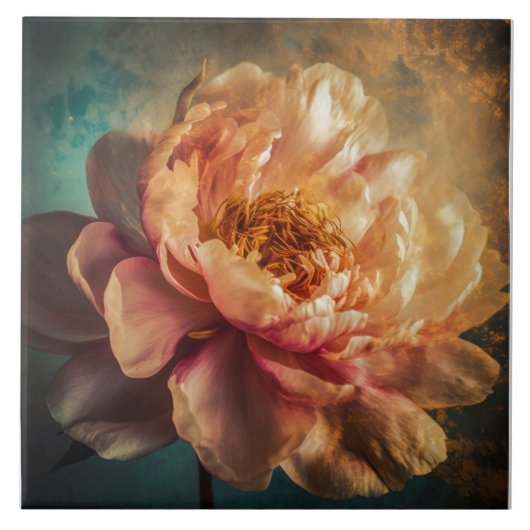 Peach Beauty Tegeltje (Voorkant)