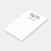 Peach Bedow| Gepersonaliseerd Post-it® Notes (Schuin)