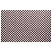 Peach & Black Checkerboard Stof (Fat Quarter)