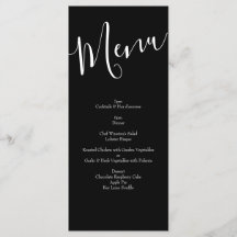 Peach Black Floral Wedding Elegant