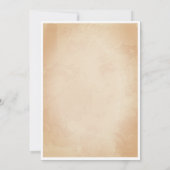 Peach Bloemen Foto Verjaardag Bash Party Uitnodige Kaart (Achterkant)