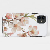 Peach Blossom Botanical Case-Mate iPhone Case (Achterkant (horizontaal))