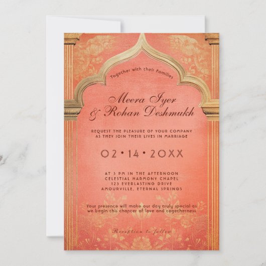 Peach Blossom: De eeuwige genade Kaart (Voorkant)