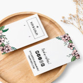Peach Blossom Logo Social Media Earling Display Visitekaartje