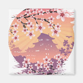 Peach Blossom Magneet (Voorkant)