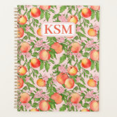 Peach Blossom Monogram Dagplanner Planner (Voorkant)