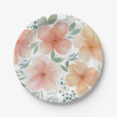 Peach Blossom Papieren Bordje (Voorkant)