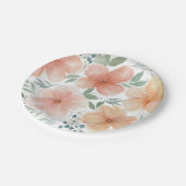 Peach Blossom Papieren Bordje (Gekanteld)