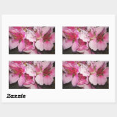 Peach Blossom Rechthoekige Sticker (Vel)