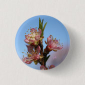 Peach Blossom Ronde Button 3,2 Cm (Voorkant)