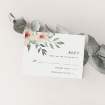 Peach Blossom RSVP-kaart