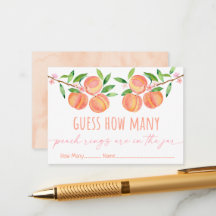 Peach Blossom Verjaardag Raad hoeveel spel