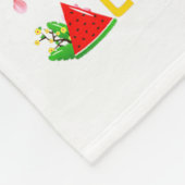 Peach Blossom Vietnamese Lunar New Year Horse 2026 Fleece Deken (Hoek)