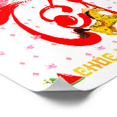 Peach Blossom Vietnamese Lunar New Year Horse 2026 Poster (Hoek)