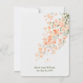 Peach Blossom Vow Renewal Kaart (Voorkant)