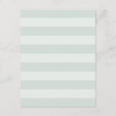 Peach Blossom Wedding Guest Details Kaart (Achterkant)