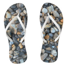 Peach Blue Beach Rocks Boho