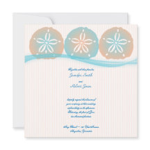 Peach Blue Sand Dollars Beach Weddenschap