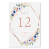 Peach Blue Wedding Collection Kaart (Voorkant)