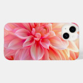 Peach Blush Dahlia Blossom Case-Mate iPhone Case (Achterkant (horizontaal))