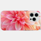 Peach Blush Dahlia Blossom Case-Mate iPhone Case (Achterkant (horizontaal))