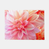 Peach Blush Dahlia Blossom Deurmat (Voorkant)
