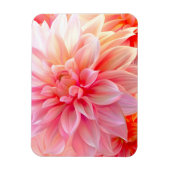 Peach Blush Dahlia Blossom Magneet (Verticaal)