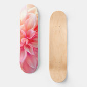 Peach Blush Dahlia Blossom Persoonlijk Skateboard (Voorkant)