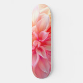 Peach Blush Dahlia Blossom Persoonlijk Skateboard (Voorkant)