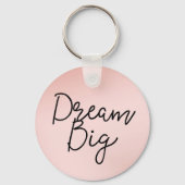Peach Blush Gold Inspirerend geweldig Sleutelhanger (Achterkant)