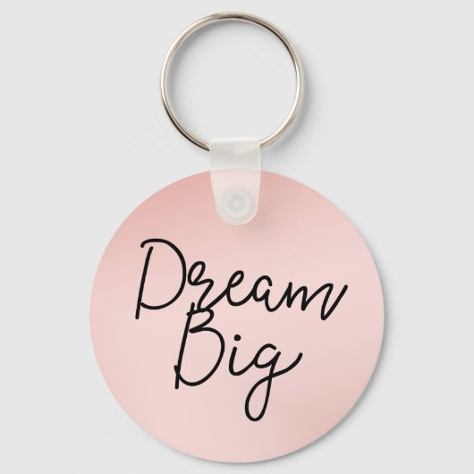 Peach Blush Gold Inspirerend geweldig Sleutelhanger (Achterkant)