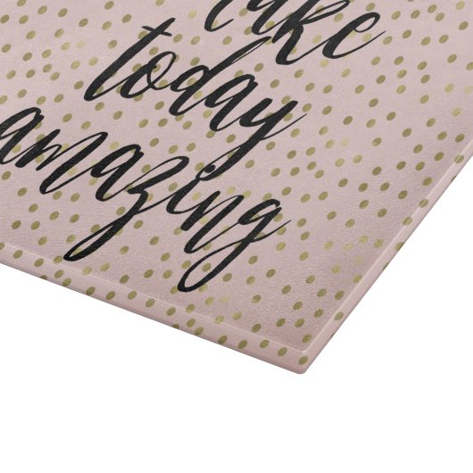 Peach Blush Gold Inspirerend geweldig Snijplank (Hoek)