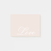 Peach Blush Love Altijd Trouwen Post-it® Notes (Voorkant)