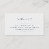 Peach Blush | Modern Colorblock Visitekaartje (Achterkant)