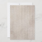 Peach & Blush Pumpkin Baby shower Invitation Chic Kaart (Achterkant)