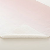 Peach Blush White Sherpa Deken (3/4)