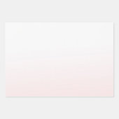 Peach Blush White Wedding Inpakpapier Vel (Voorkant 3)