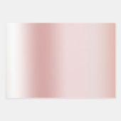 Peach Blush White Wedding Inpakpapier Vel (Voorkant 2)