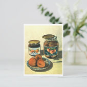 Peach Bocal Sovjet poster postacard Briefkaart (Staand voorkant)