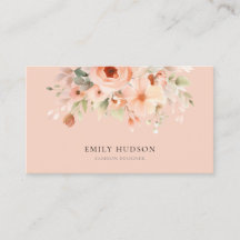Peach Boho Floral