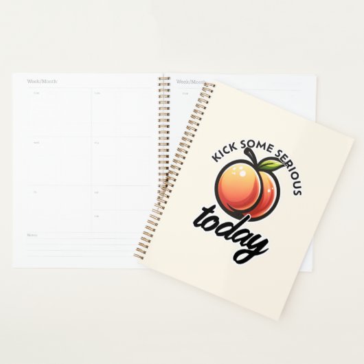 Peach Booty Kick Sommige Serieuze Maar Vandaag Gem Planner (Display)