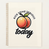 Peach Booty Kick Sommige Serieuze Maar Vandaag Gem Planner (Voorkant)