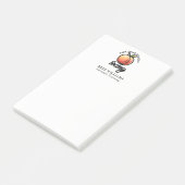 Peach Booty Kick vandaag serieus kont Motivatie Post-it® Notes (Schuin)