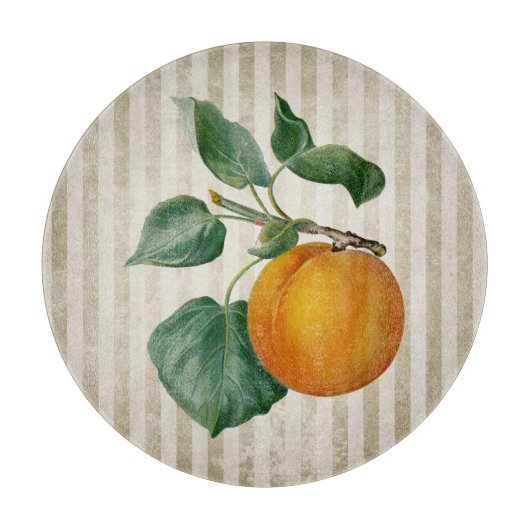  peach Botanisch Snijplank (Voorkant)
